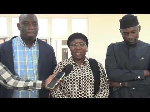 Embedded thumbnail for Visite de Dr Fatou Diouf, Ministre des Pêches et de l’Economie Maritime au Laboratoire National d’Analyse des Produits de la Pêche et de l’Aquaculture (LANAPA)